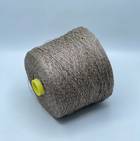 Бобинная пряжа, Frescolino, 500м, 100%Лен, Мультиколор, 39993