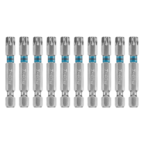 Бита Torx 40 х 50, сталь S2, 10 шт. Gross