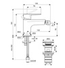 Ideal Standard Cerafine O BD716RO Однорукоятковый смеситель для биде