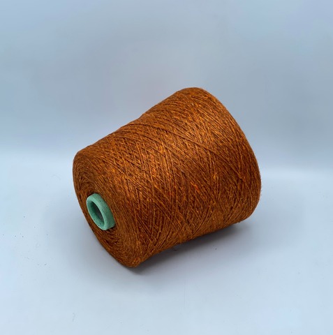 Filcom, Tibet tweed 2/11 550м. 50%Як, 50%Шелк,Тыква,твид(131), 42092