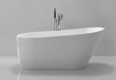 BelBagno BB62-1700 Отдельностоящая акриловая ванна в комплекте со сливом (донным клапаном), цвет: белый фото