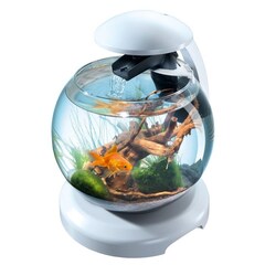 Tetra Cascade Globe Белый Аквариум круглый 6.8л (Свет=8Лед+Фильтр EC100)