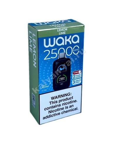 WAKA 25000 затяжек - Лимон Лайм, 5%