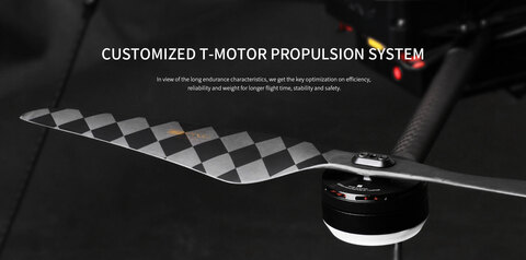 Набор для сборки квадрокоптера T-Motor M690A (рама, ВМГ, шасси) + АКБ