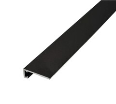 Микроплинтус НЕПЛИНТУС AL16X5-03 Чёрный 16х6х2000мм