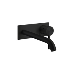 Gessi 316 54090#299 Внешняя часть смесителя для раковины, излив 181-201мм, без донного клапана, Black XL фото