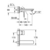 GROHE Lineare 19409DC1 Смеситель для раковины встраиваемый