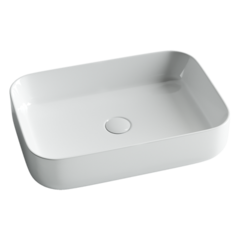 Ceramica Nova Element CN5004 Умывальник чаша накладная прямоугольная, 60x42, цвет: белый фото
