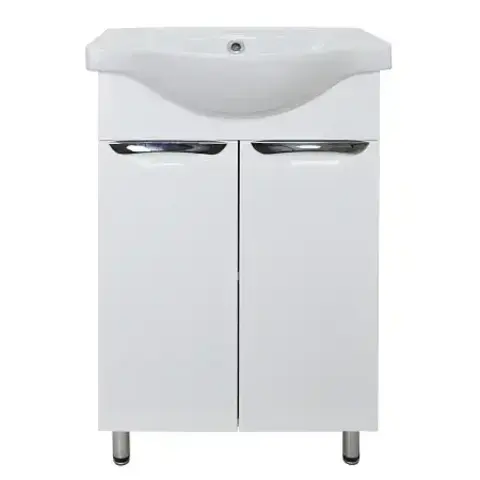 Loranto CS00070391 Комплект Тумба Стиль- 50 500х310х870 с раковиной Basic 50