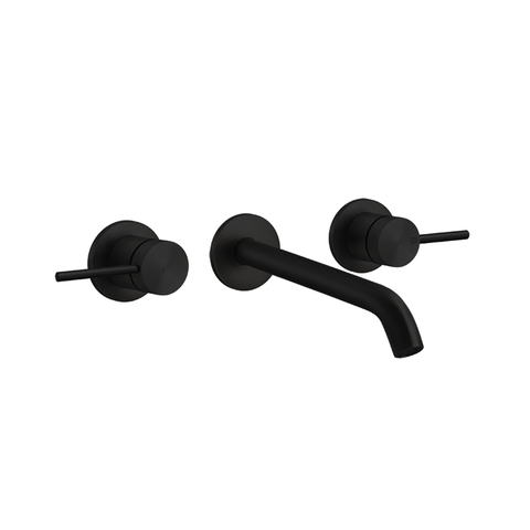 Gessi 316 54094#299 Встраиваемый смеситель с изливом 200-180мм (внешние части), цвет:Black XL