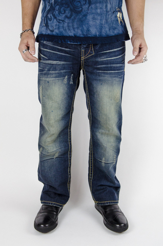 Remetee | Джинсы мужские Premium RM2325 от Affliction перед