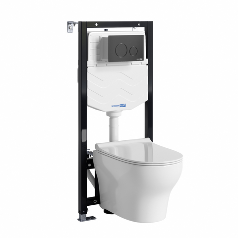 WasserKRAFT Aller 10TLT.010.ME.MB02.H001 Система инсталяции с унитазом