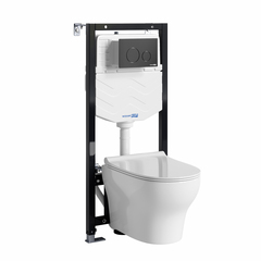 WasserKRAFT Aller 10TLT.010.ME.MB02.H001 Система инсталяции с унитазом фото