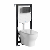 WasserKRAFT Aller 10TLT.010.ME.MB02.H001 Система инсталяции с унитазом