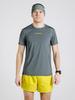 Спортивная тренировочная футболка Noname Miler T-Shirt SS 25 UX grey-yellow - 1