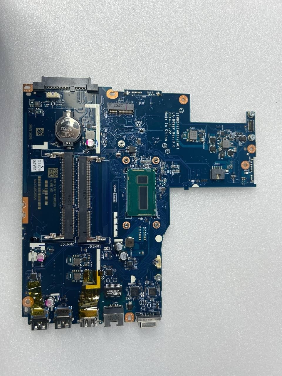 Материнская плата для ноутбука Lenovo B50-80 LA-B091P NOK Intel core I3-5005U UMA FP DC (5B20K84229), оригинал
