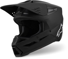 Мотошлем кроссовый Alpinestars S-M3, чёрный матовый
