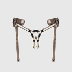 Пояс для страпона Strap-on-me LEATHERETTE HARNESS DESIROUS - NEW DESIGN, бронзовый