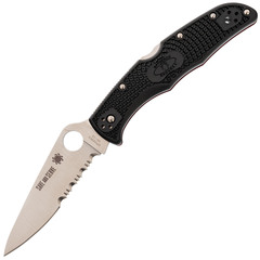 Фото Складной нож Spyderco Endura 4 Lightweight Thin Red Line, сталь VG-10, рукоять FRN