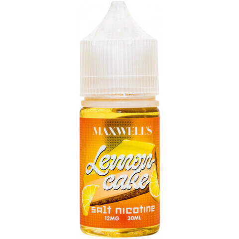 Жидкость MAXWELLS Salt 1.2% 30 ml Lemon Cake - Лимонный Чизкейк