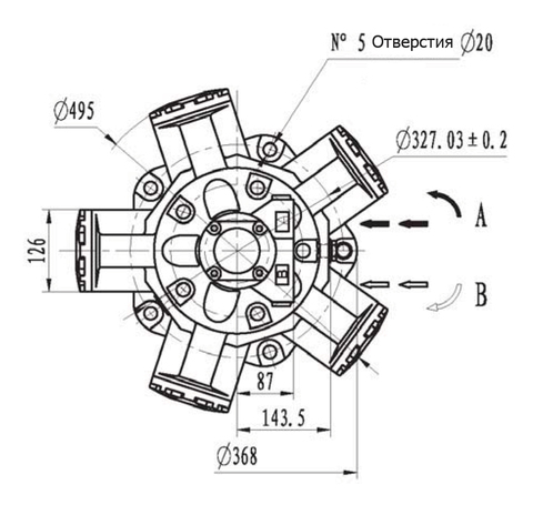 Гидромотор IMB 080-1000