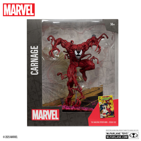 Фигурка McFarlane Toys Marvel: Carnage with Scene (The Amazing Spider-Man #362)