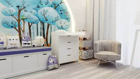 Комод VICTORIA Incanto 800/4 цвет белый