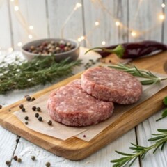 Бифштекс из говядины и свинины / 500 гр