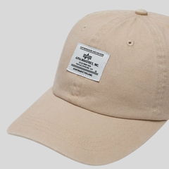 Бейсболка Alpha Industries Battlewash Cap Vintage Khaki (Бежевый)