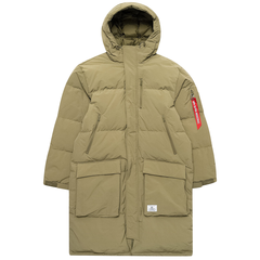 Пуховик Alpha Industries Long Puffer Parka OG-107 Green (Зеленая)