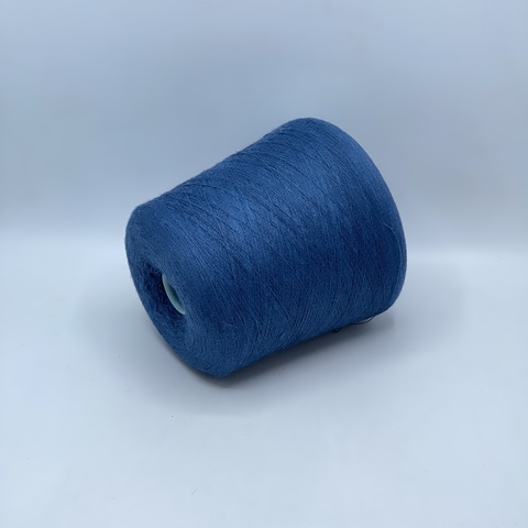 Zegna Baruffa, Cashwool, 2/48 2400м, 100%меринос,Синий меланж(606/17/705), 42011