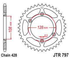 Звезда ведомая JTR797 51