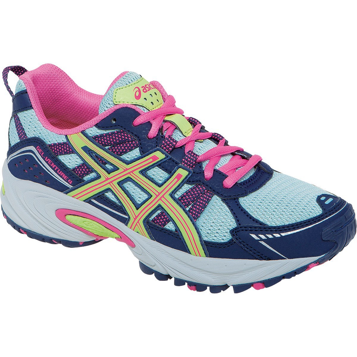 Кроссовки внедорожники Asics Gel-Venture 4 gs подростковые Pink - 2