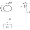 Ideal Standard Conca T4503AA Полотенцедержатель кольцо