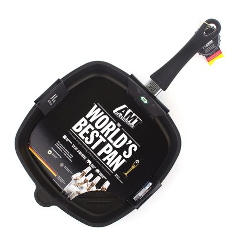 Сковорода гриль квадратная 28x28 см AMT Frying Pans арт. AMT E285G FIX
