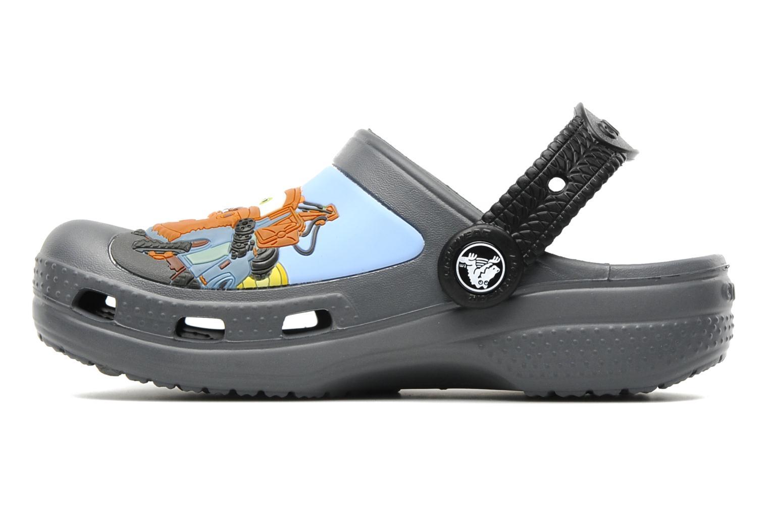 Сабо Крокс (Crocs) пляжные шлепанцы кроксы для мальчиков, цвет серый