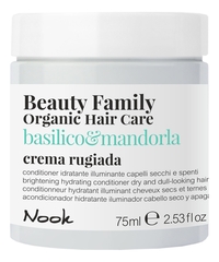 NOOK Крем-кондиционер для сухих и тусклых волос -Crema Rugiada Basilico&Mandorla,  75 мл
