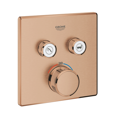 GROHE Grohtherm SmartControl 29124DL0 Термостат для душа встраиваемый на 2 потребителя