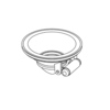 TECE 3695007 Механический затвор с маятниковой заслонкой для всех сифонов TECEdrainpoint S как барьер от запаха и паразитов.