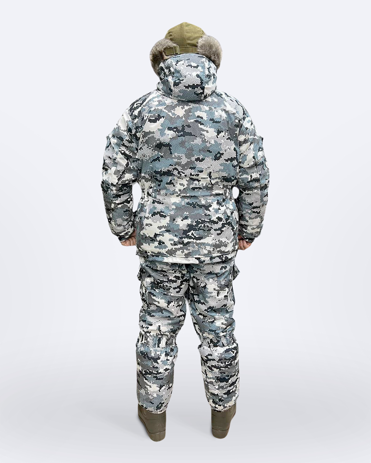 Зимний костюм ГОРНЫЙ –45 °C, Алова, белый камуфляж