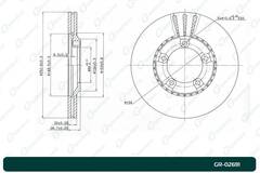 Диск тормозной G-brake  GR-02691