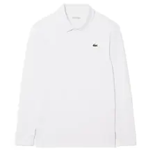 Теннисная футболка Lacoste Regular Fit Ultra Dry Long Sleeved Golf - white