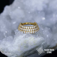 Кликер IG Coliseum Crystal PVD Yellow 1.2мм