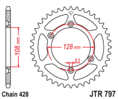 Звезда ведомая JTR797 51