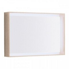 Geberit Citterio 500.572.JI.1 Зеркало с подсветкой 88.4x58.4см, Бежевый дуб / Меламин, древесная структура фото