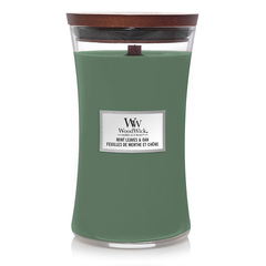 Свеча ароматическая WoodWick Mint Leaves& Oak большая 610 г.