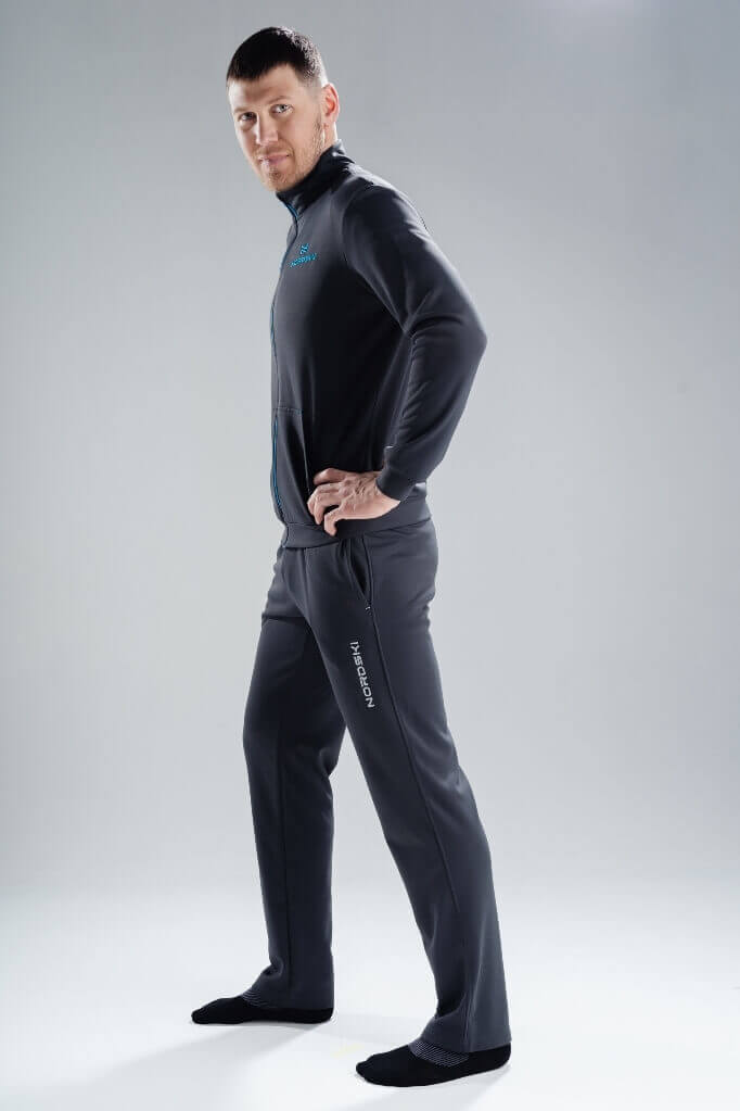 Nordski Zip Cuff спортивный костюм мужской grey