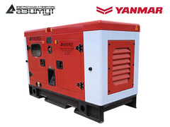 Дизельный генератор Азимут АДС-14-Т400-РКЯ Yanmar в кожухе