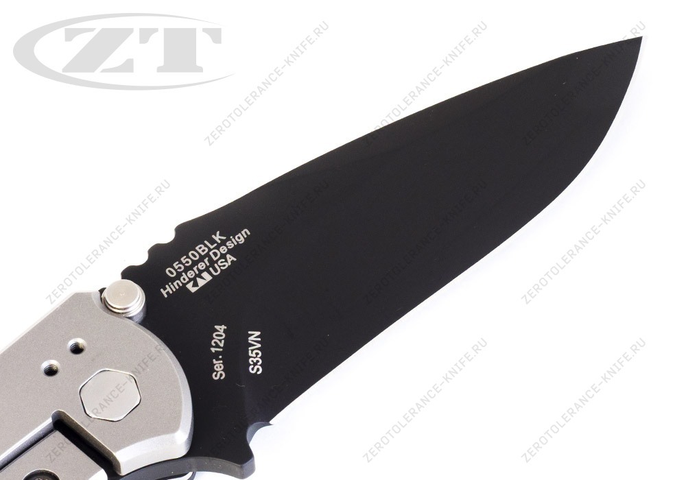 Нож Zero Tolerance 0550BLK GEN3 HINDERER - фотография 