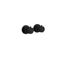 Gessi 316 54236#299 Внешняя часть термост. смесителя на 3 потребителя, Black XL фото